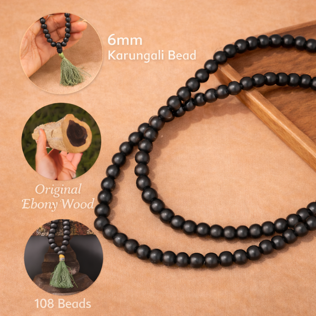 Divine Karungali Malai 108 Beads