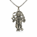 Panchmukhi Hanuman Necklace (Silver Plated)