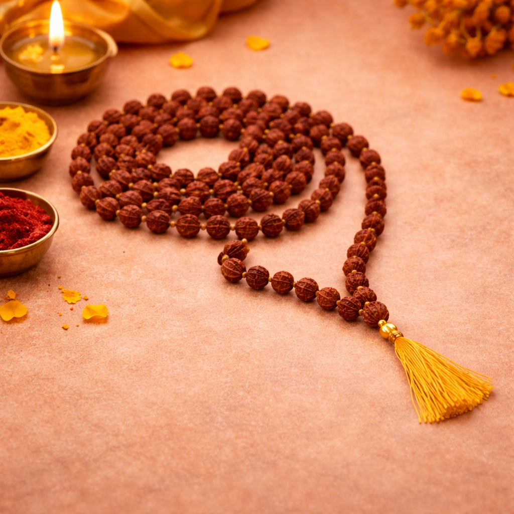 Rudraksha Mala - 108+1 Beads