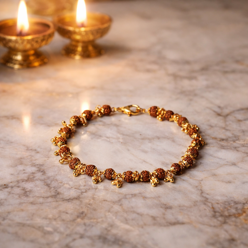 Rudraksha Chain Bracelet
