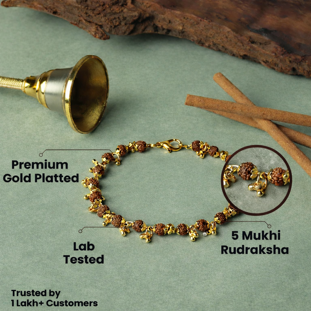 Rudraksha Chain Bracelet