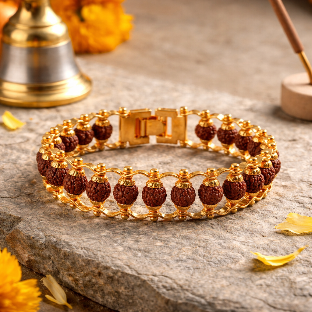 Viral Rudraksha Chain Bracelet