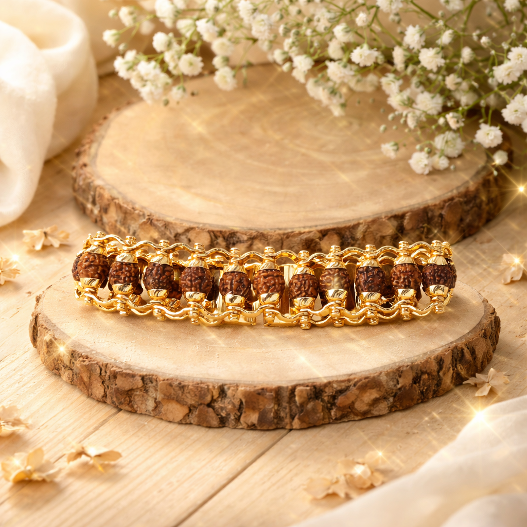 Viral Rudraksha Chain Bracelet