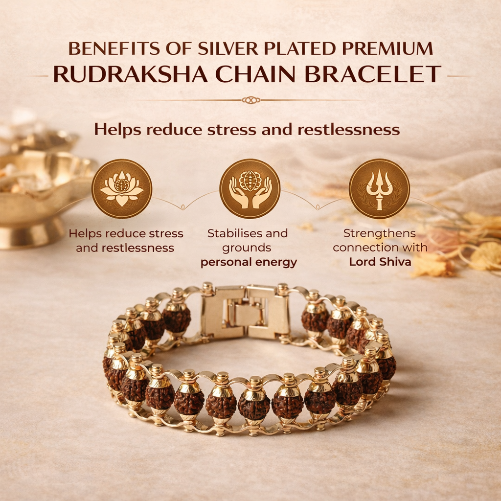 Viral Rudraksha Chain Bracelet