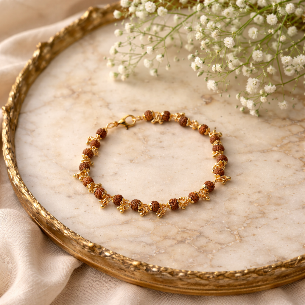 Rudraksha Chain Bracelet